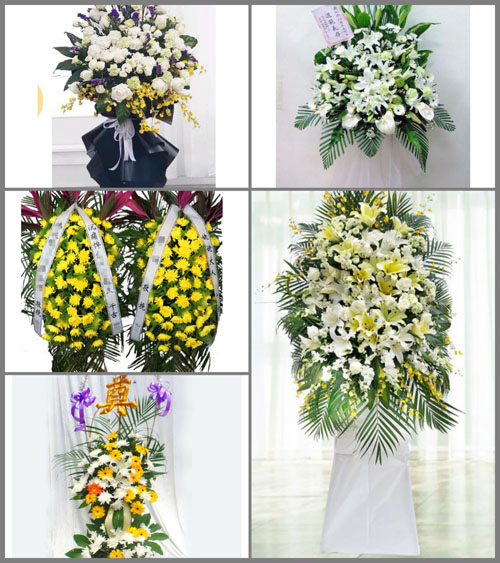 福建福州福清市东张镇道桥村白事花篮预定